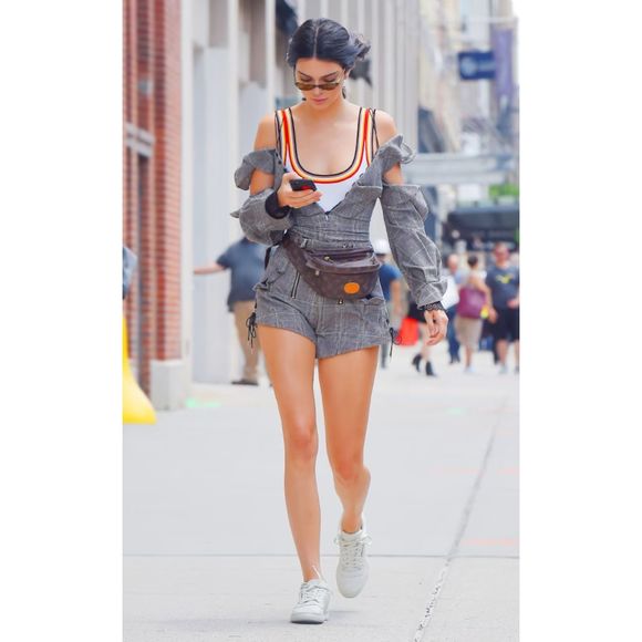 Self-Portrait Off‎ Shoulder Check Plaid Wool Top Womens Size US 2 UK 6 - Picture 3 of 12